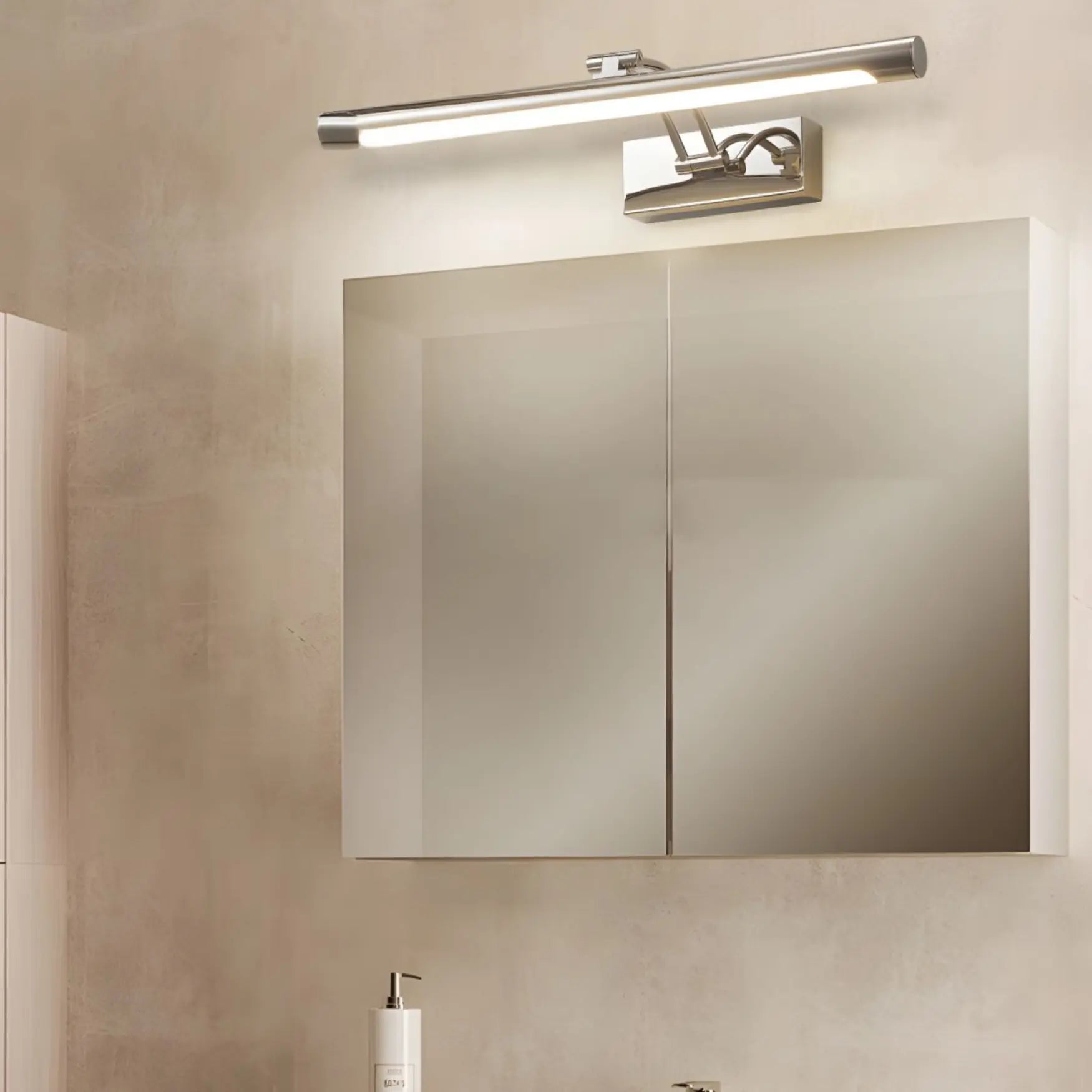 Applique murale salle de bain LED étanche design moderne en aluminium