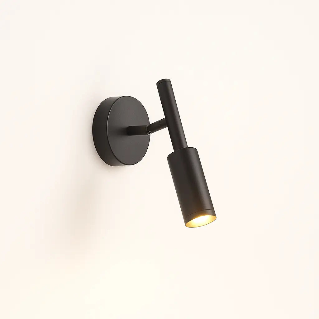 Applique murale dorée design géométrique en métal réglable LED intégrée