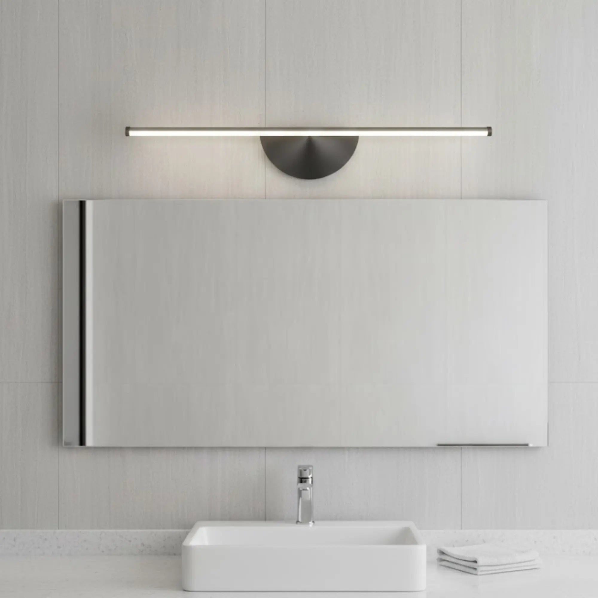 Applique murale salle de bain LED moderne en bois pour miroir