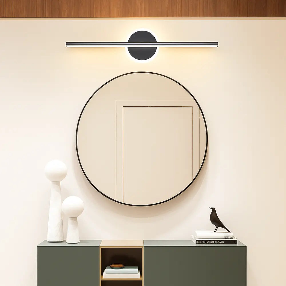 Applique murale dorée style linéaire éclairage LED métal acrylique