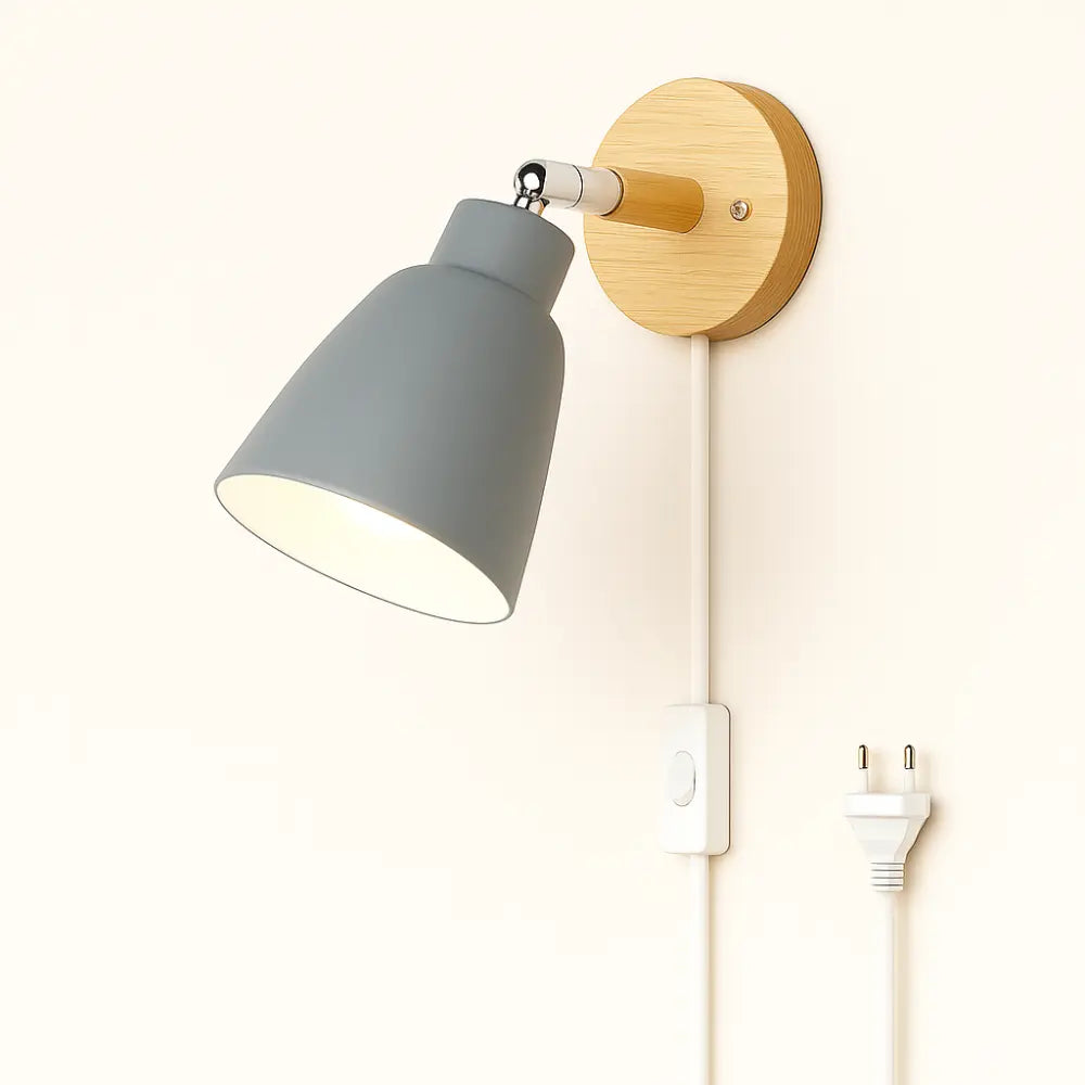 Applique murale bois style nordique clair design minimaliste doux épuré ambiance chaleureuse contrôle facile