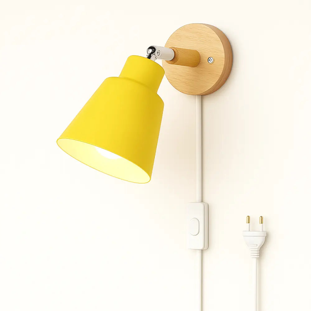 Applique murale bois style nordique clair design minimaliste doux épuré ambiance chaleureuse contrôle facile