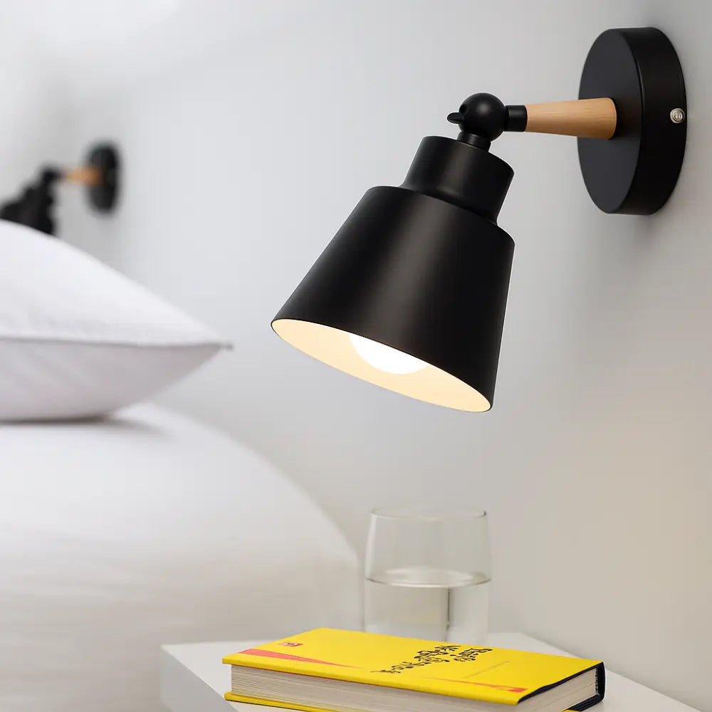 Applique murale bois style nordique clair design minimaliste doux épuré ambiance chaleureuse contrôle facile