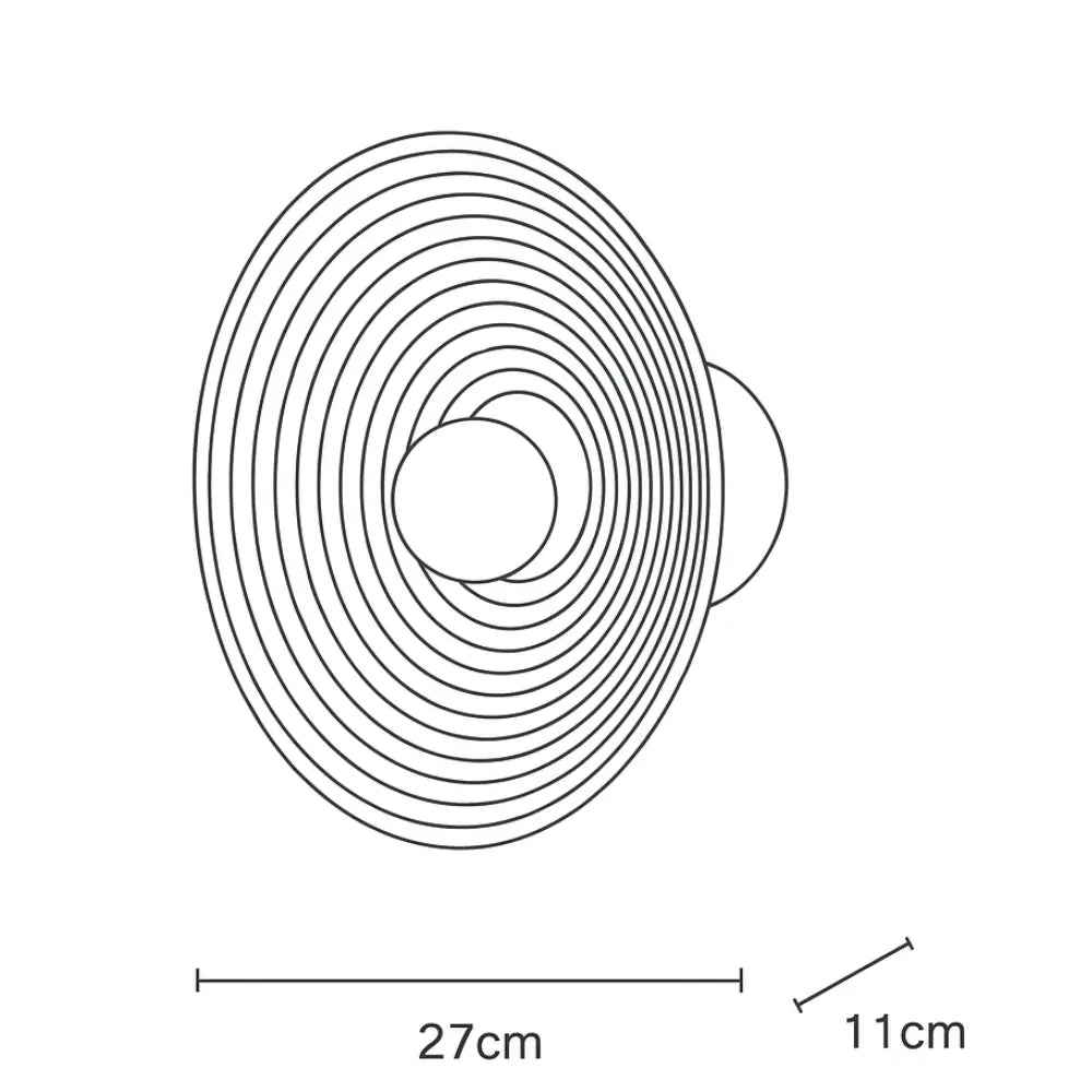 Applique murale ronde LED en résine ondulée style wabi-sabi ambiance apaisante lumière chaude