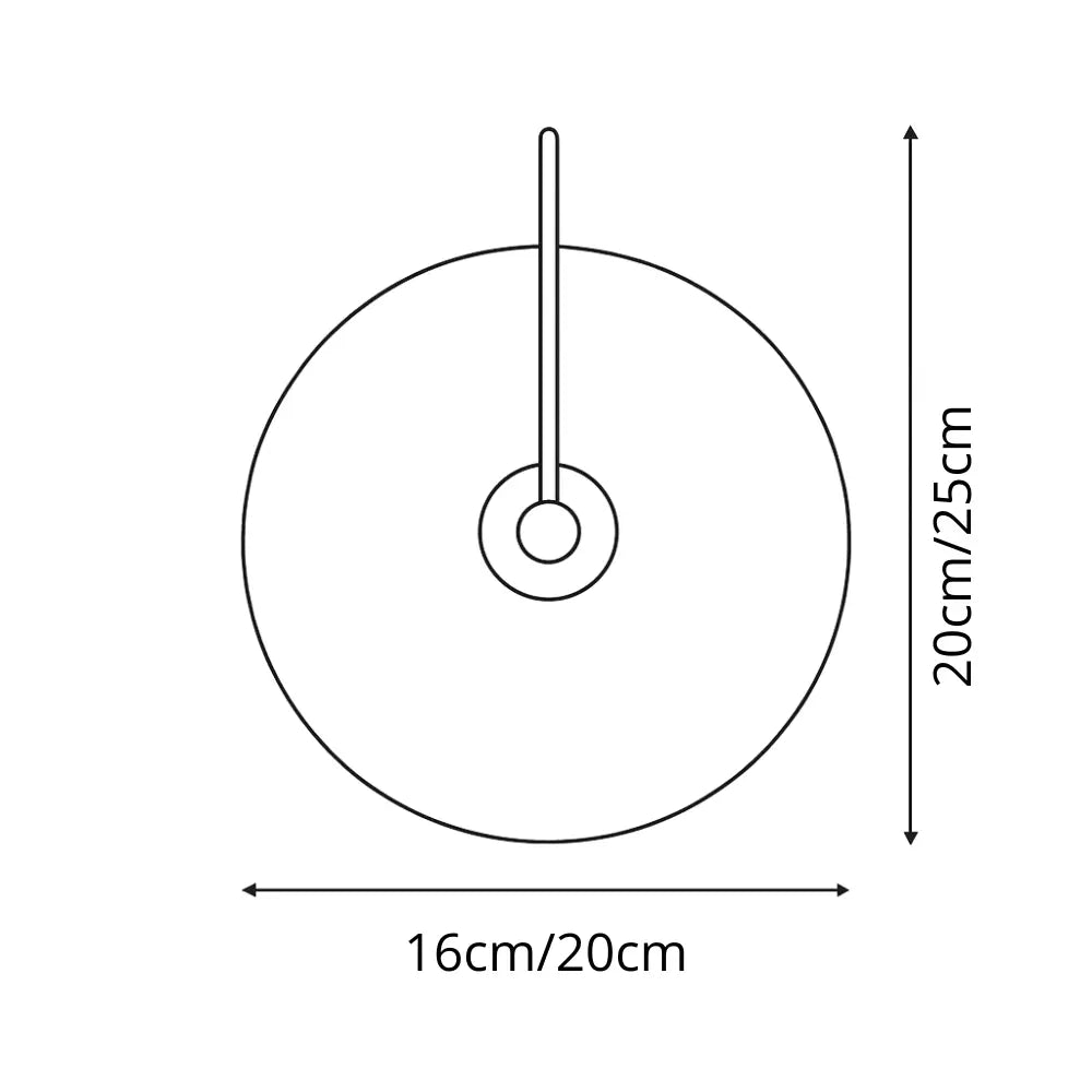 **Applique murale dorée LED en marbre circulaire design minimaliste**