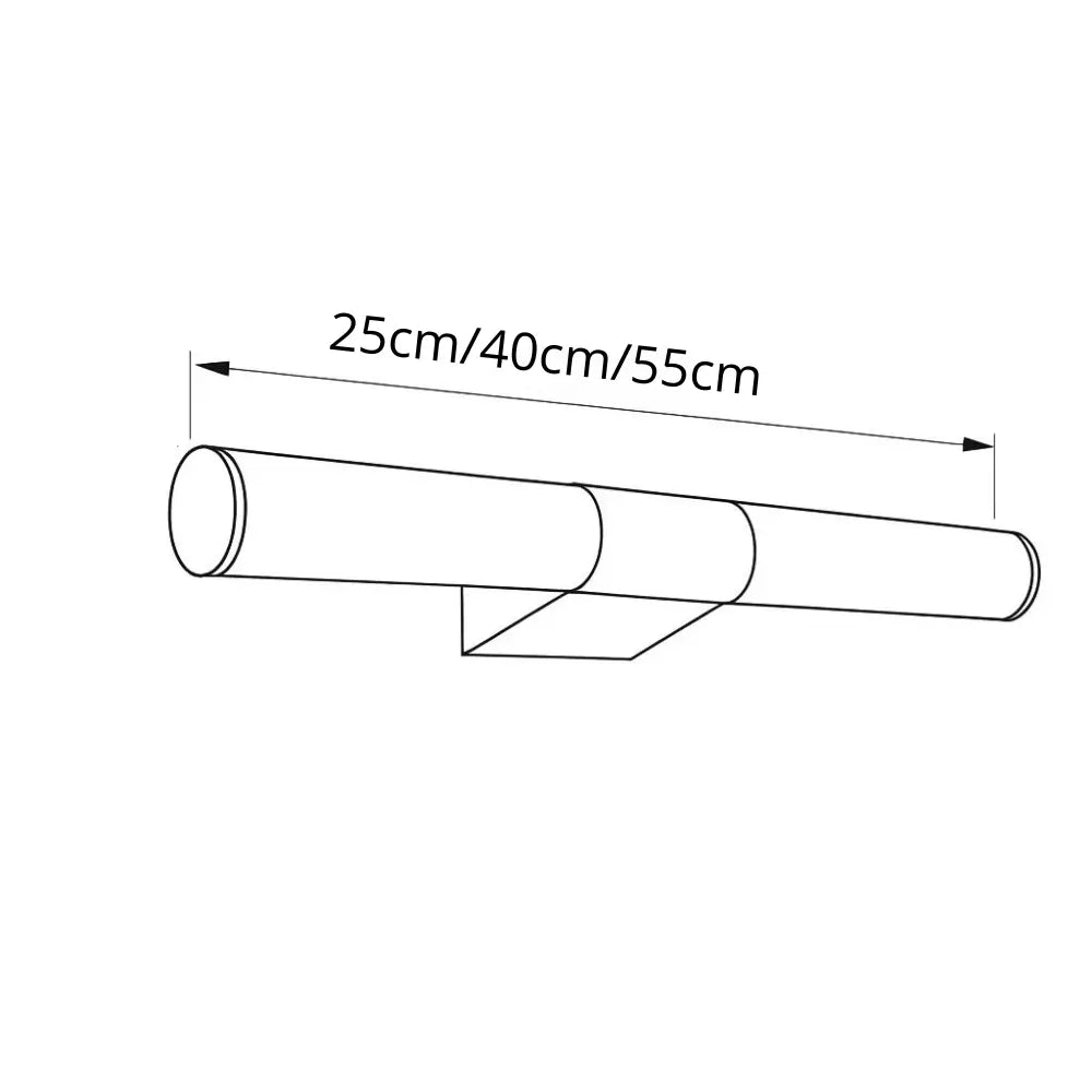 Applique murale salle de bain LED étanche en acrylique blanc