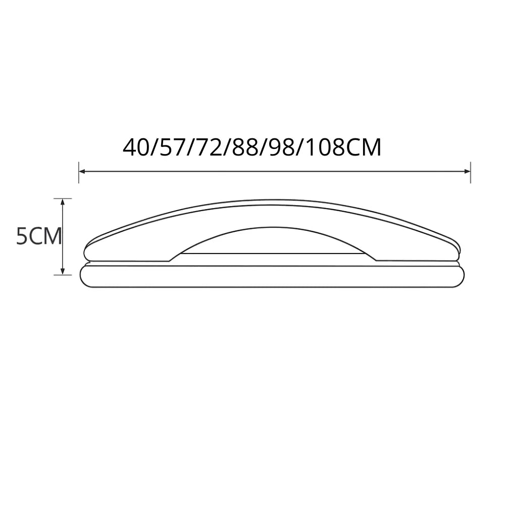 Applique murale salle de bain LED design chrome finition acrylique douce lumière directionnelle