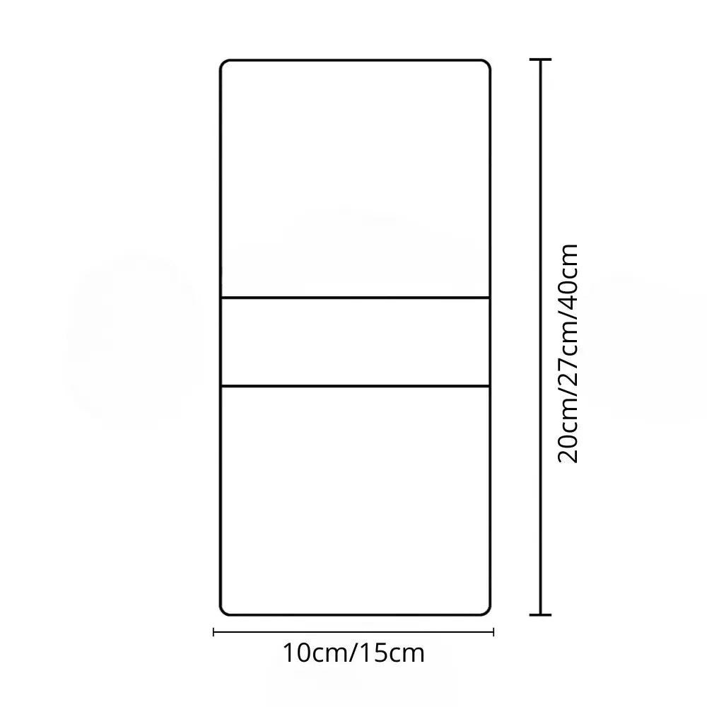 Applique murale dorée LED rectangulaire en métal brossé et acrylique