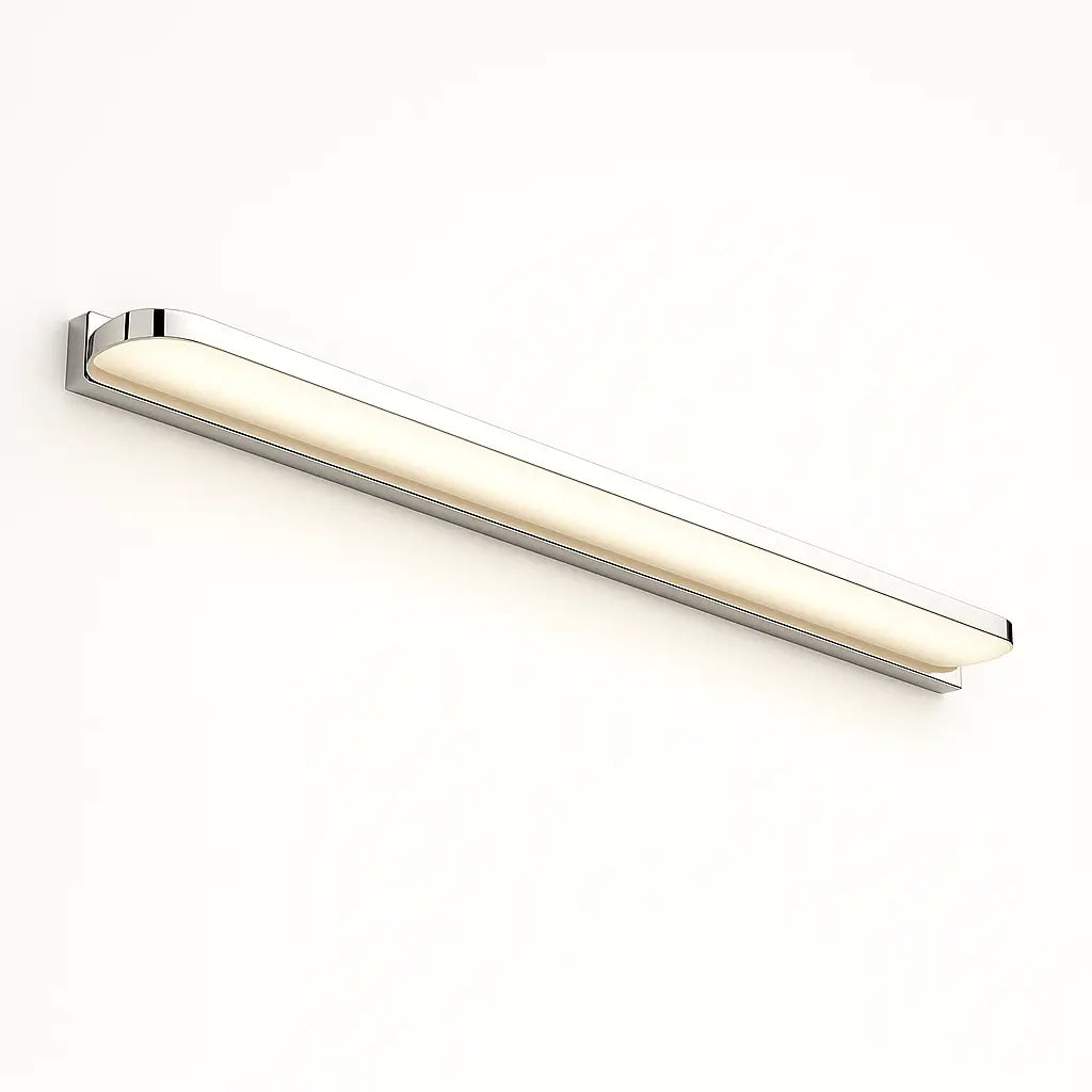 Applique murale salle de bain LED contemporaine métal peint abat-jour acrylique