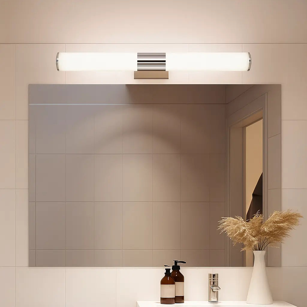 Applique murale salle de bain LED étanche en acrylique blanc