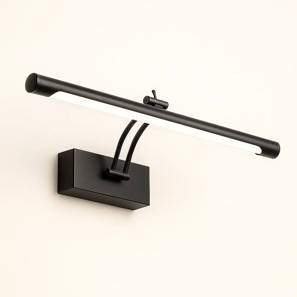 Applique murale dorée en forme élégante avec éclairage LED intégré robuste en aluminium