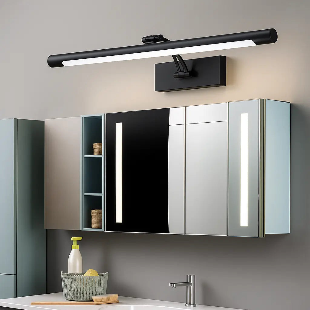 Applique murale dorée en forme élégante avec éclairage LED intégré robuste en aluminium