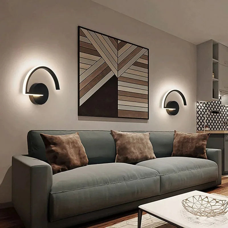 Applique murale salle de bain design LED moderne pour intérieur élégant