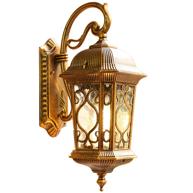 Applique murale en verre avec détecteur de mouvement extérieure robuste noire