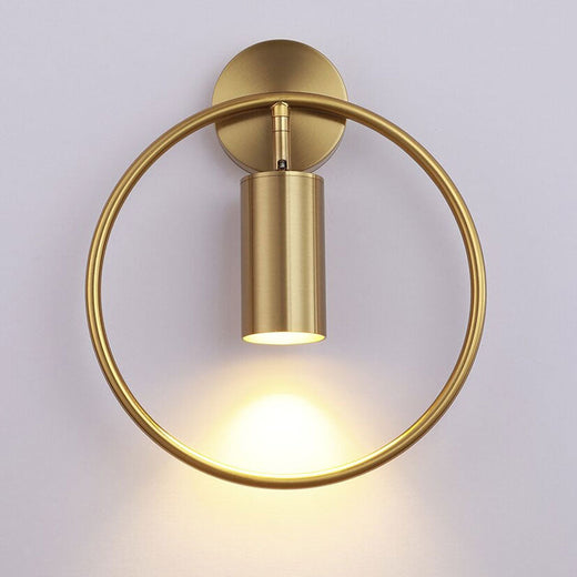 Applique Murale LED Circulaire Design Italien avec anneau