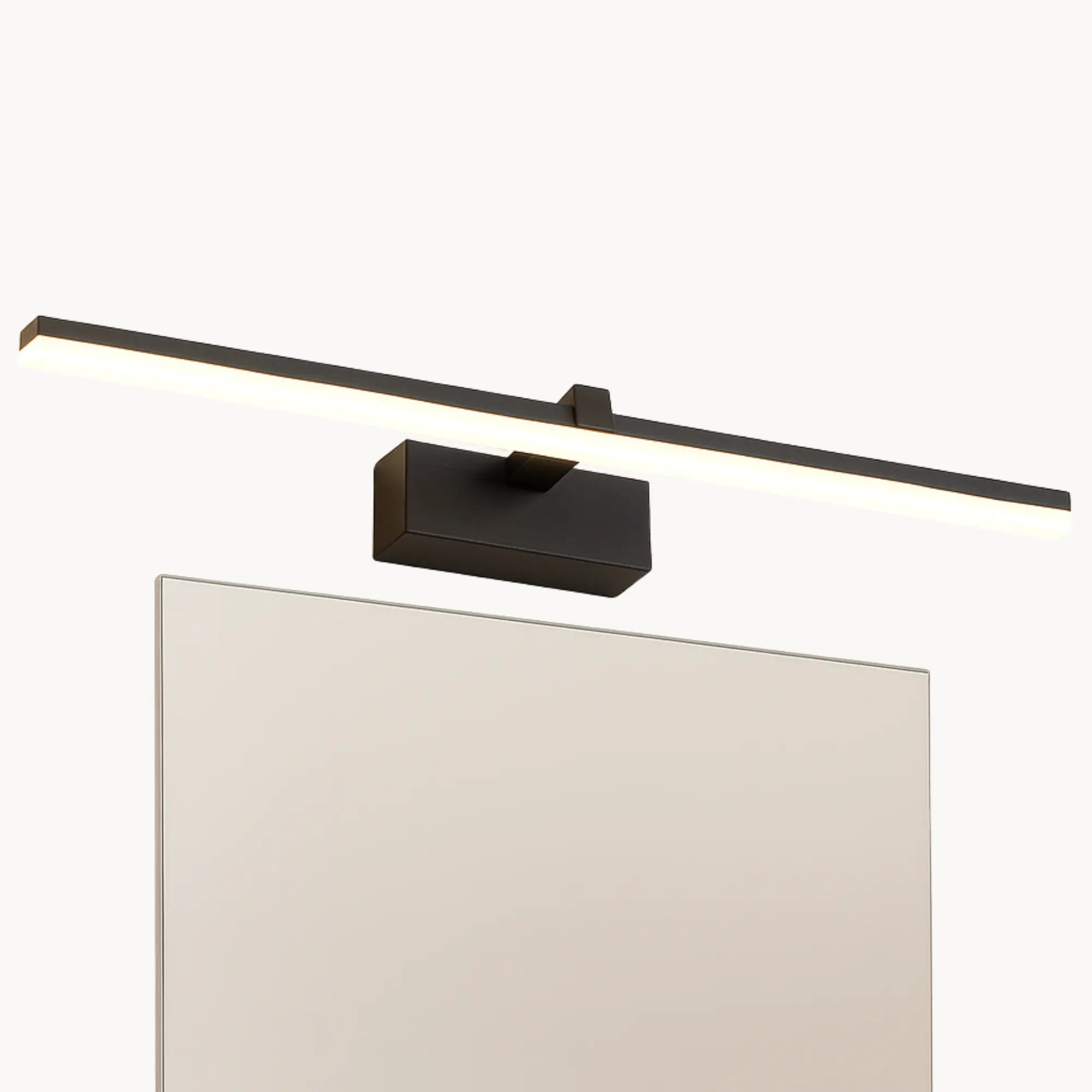 Applique murale salle de bain LED design pour miroir en acier élégant et moderne