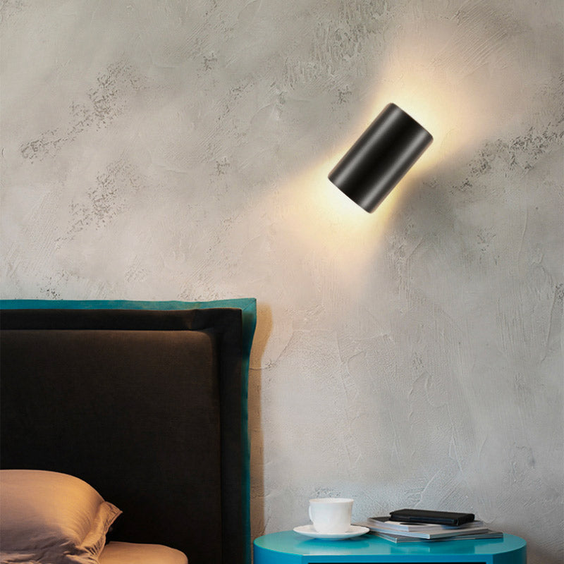 Applique Murale LED Noire Design Italien