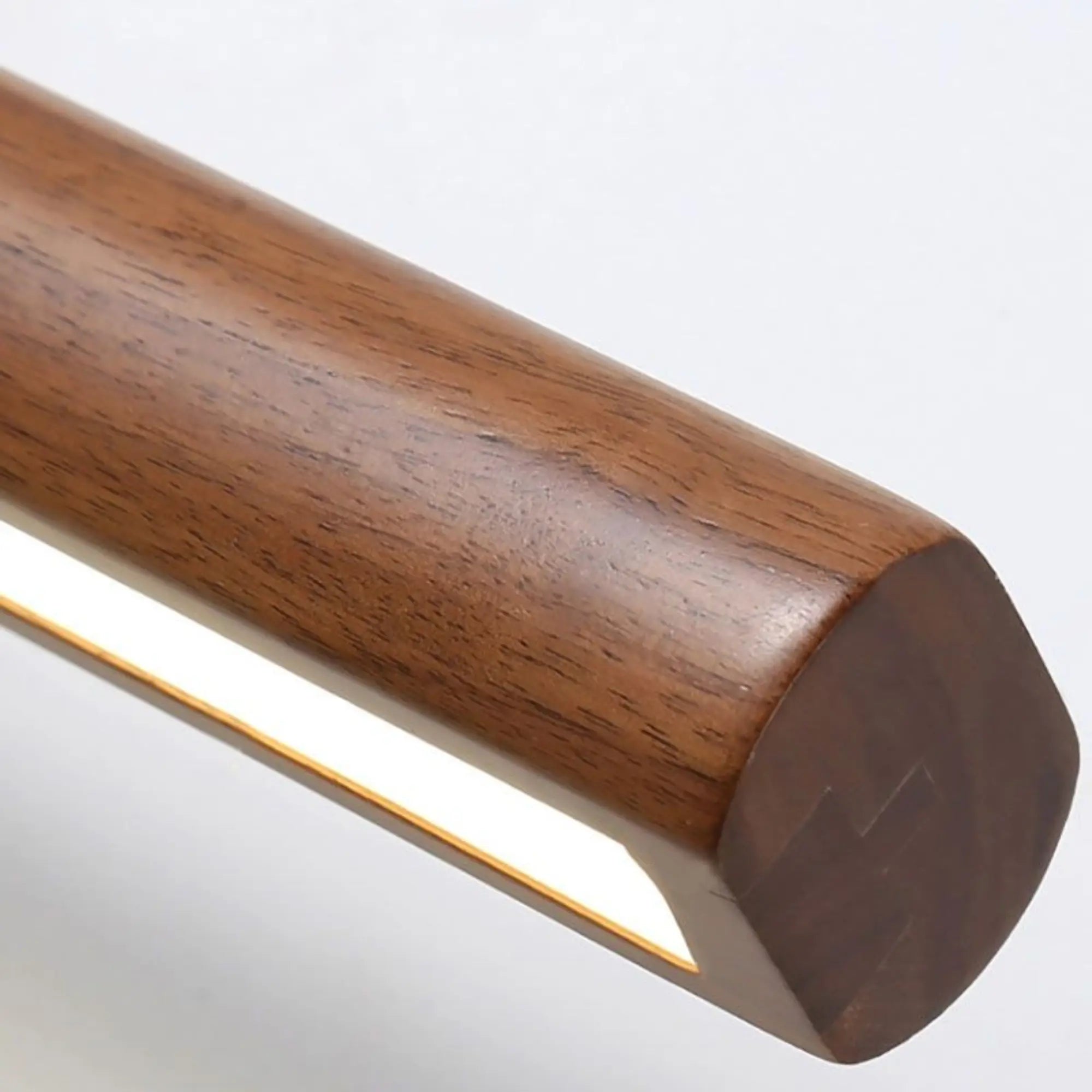 Applique murale salle de bain LED rotative en bois clair éclairage doux design moderne ajustable