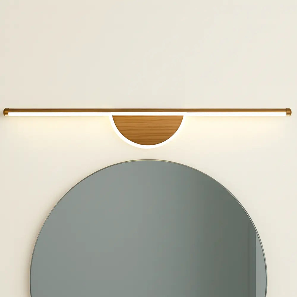 Applique murale salle de bain LED moderne en bois pour miroir