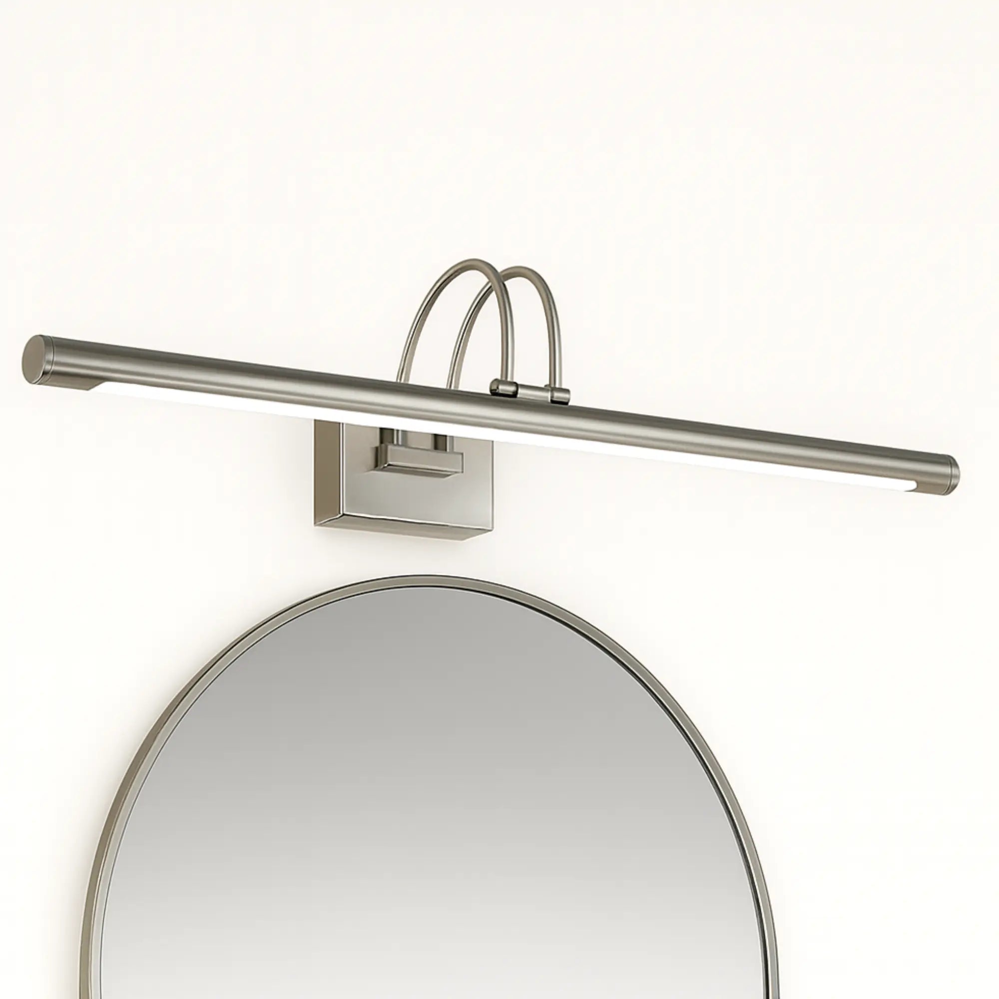 Applique murale salle de bain LED pour miroir moderne en bronze, or ou chrome, 41 cm ou 55 cm