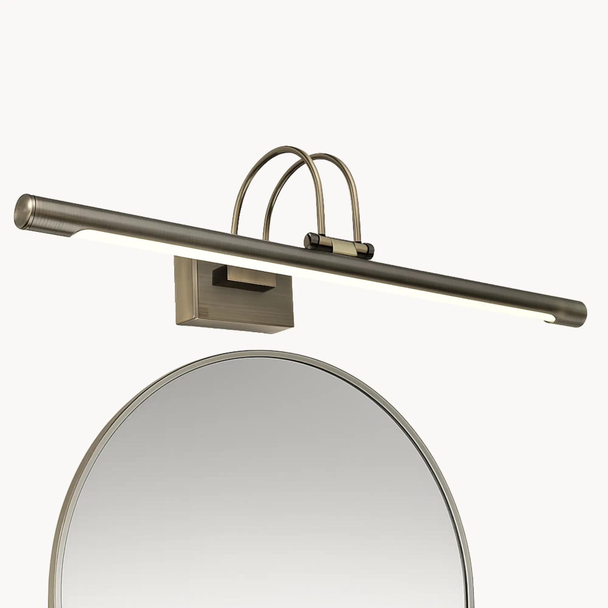 Applique murale salle de bain LED pour miroir moderne en bronze, or ou chrome, 41 cm ou 55 cm