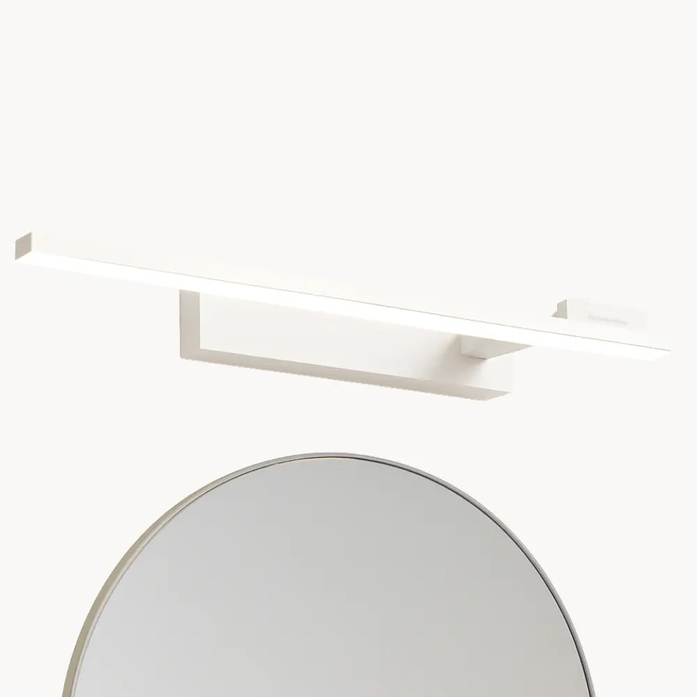 Applique murale salle de bain LED design linéaire orientable noire ou blanche