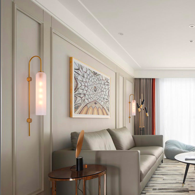 Applique murale en verre style industriel élégante et moderne