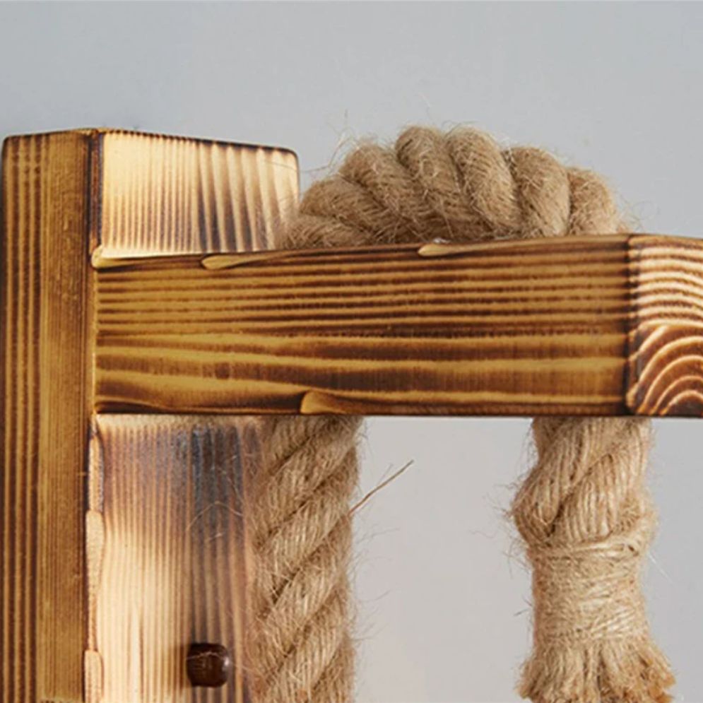 Applique murale bois design carré liseuse LED intégrée style moderne