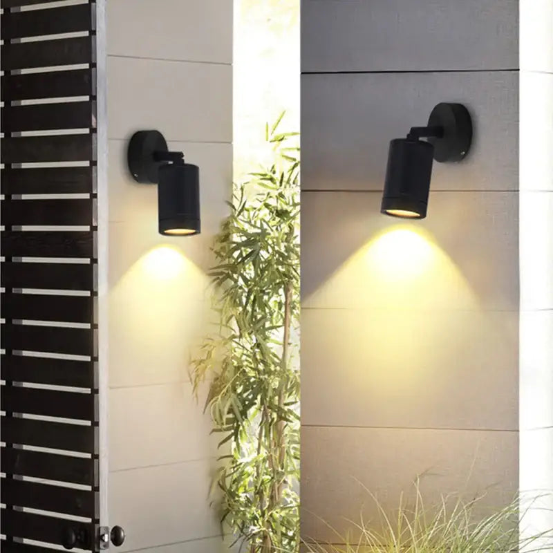 Applique murale extérieur pour terrasse design pivotable LED en acier inoxydable