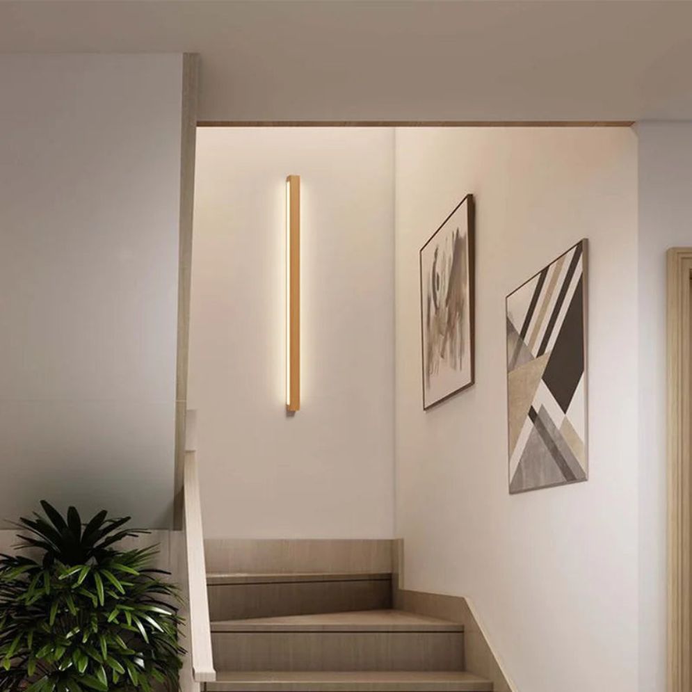 Applique murale bois LED design moderne éclairage direct ajustable