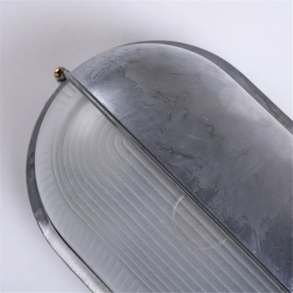 Applique murale industrielle design extérieur LED rétro E27 étanche en verre vintage