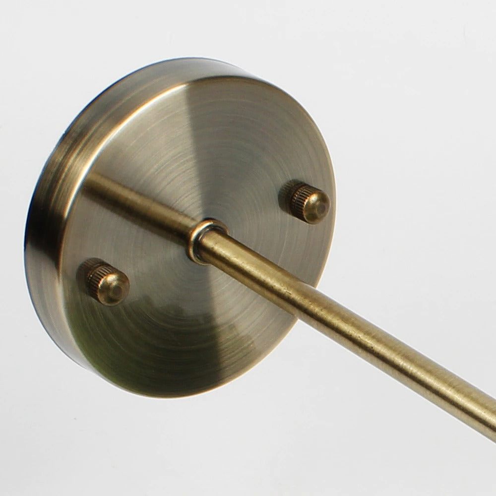 Applique murale en verre vintage abat-jour crêpé ambiance rétro chic élégance discrète style industriel salon chambre