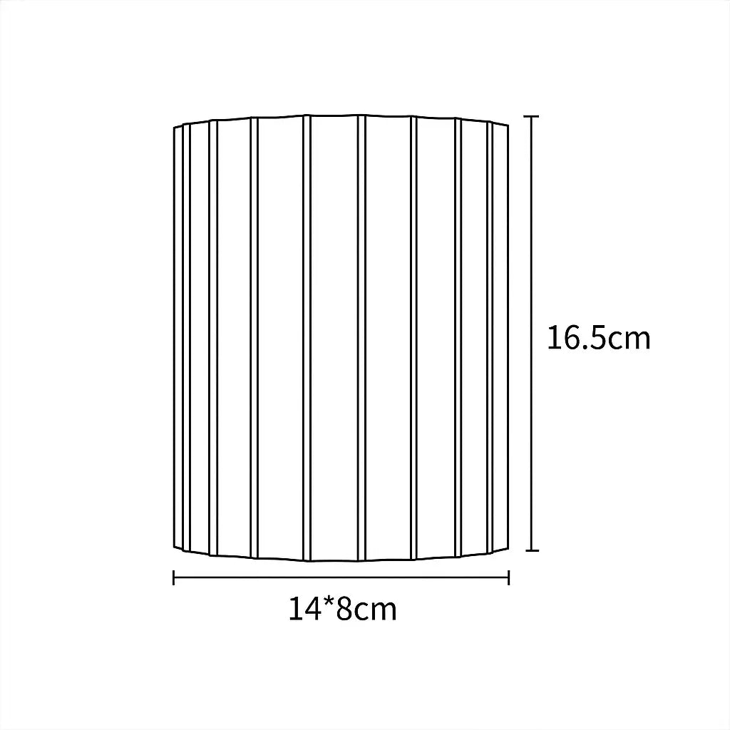 Applique murale cuisine demi-cylindre LED résine éclairage indirect