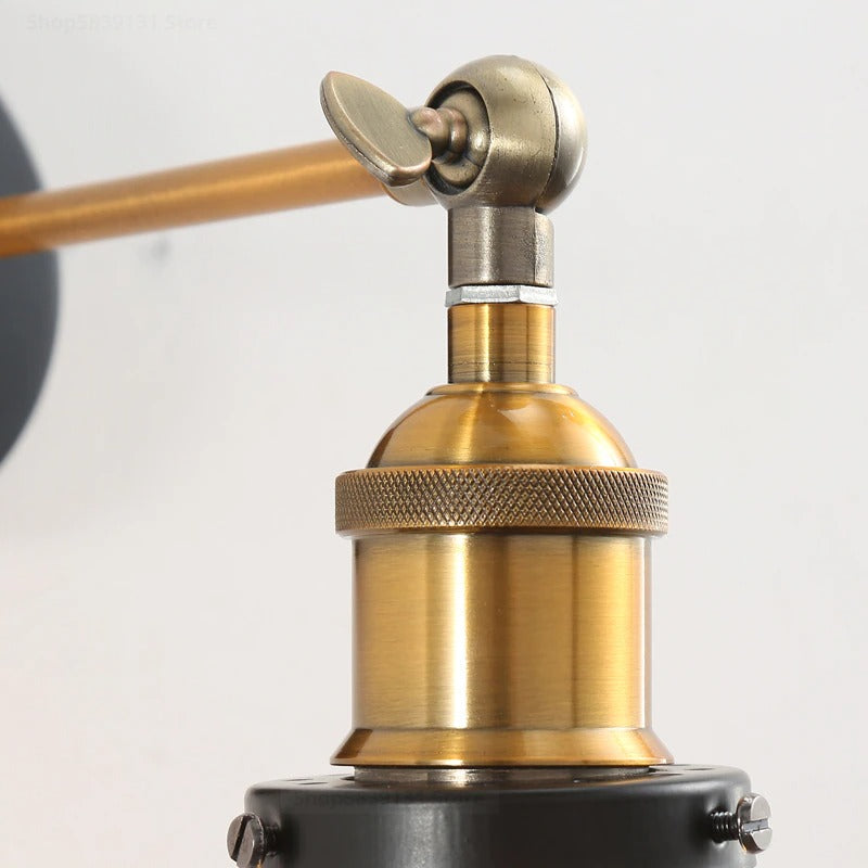 Applique murale industrielle en verre vintage verre doux élégance cocooning chambre modernité discrète