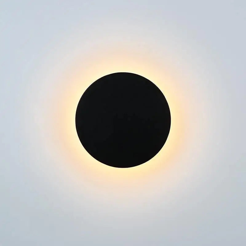 Luminaire Extérieur LED Rond Gris Montage Mural