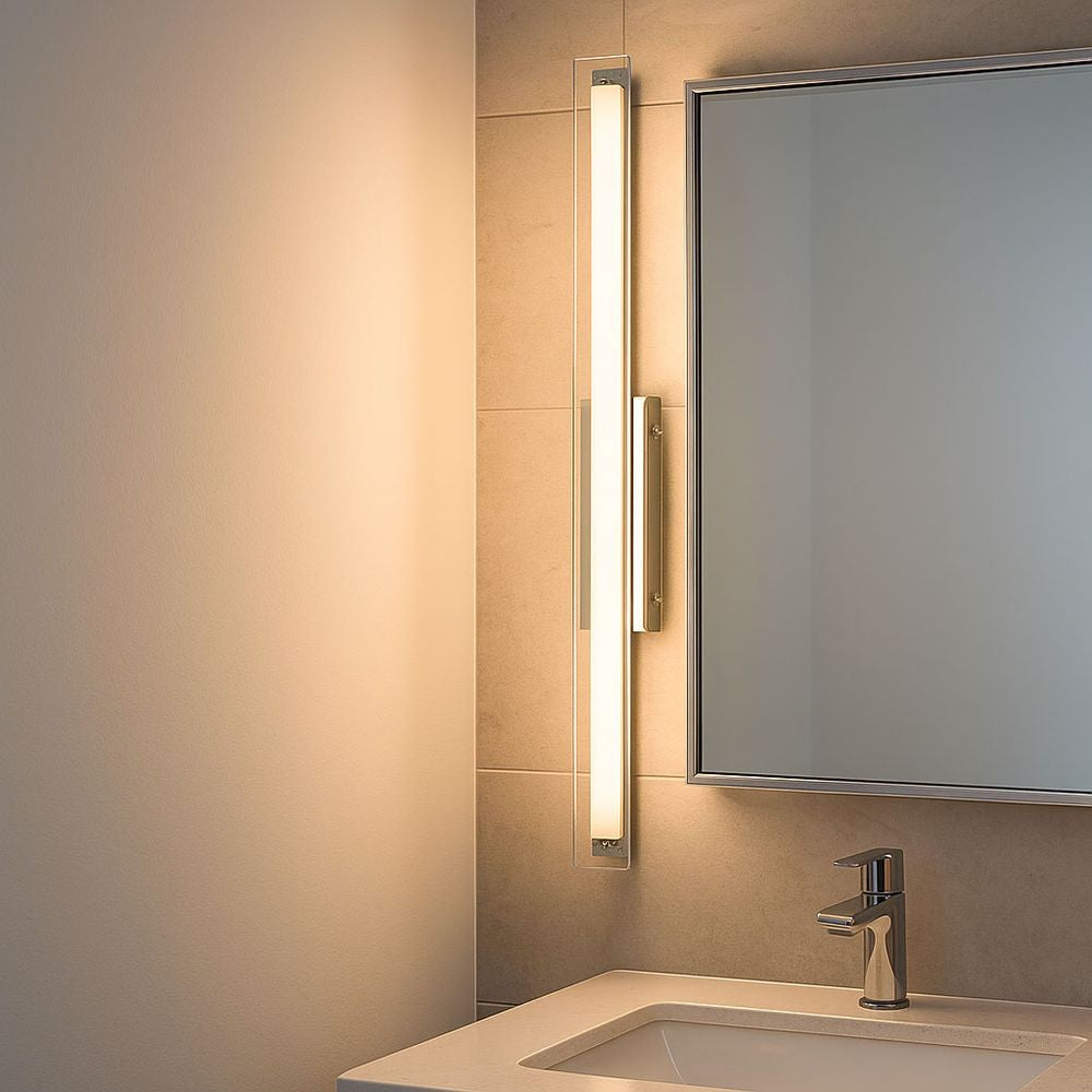 Wandlampe Spiegelleuchte Wandleuchte Badlampe Feuchtraum dimmbar LED L 65 cm