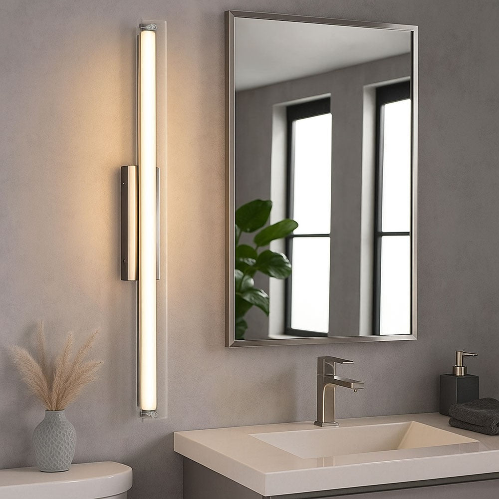 Wandlampe Spiegelleuchte Wandleuchte Badlampe Feuchtraum dimmbar LED L 65 cm